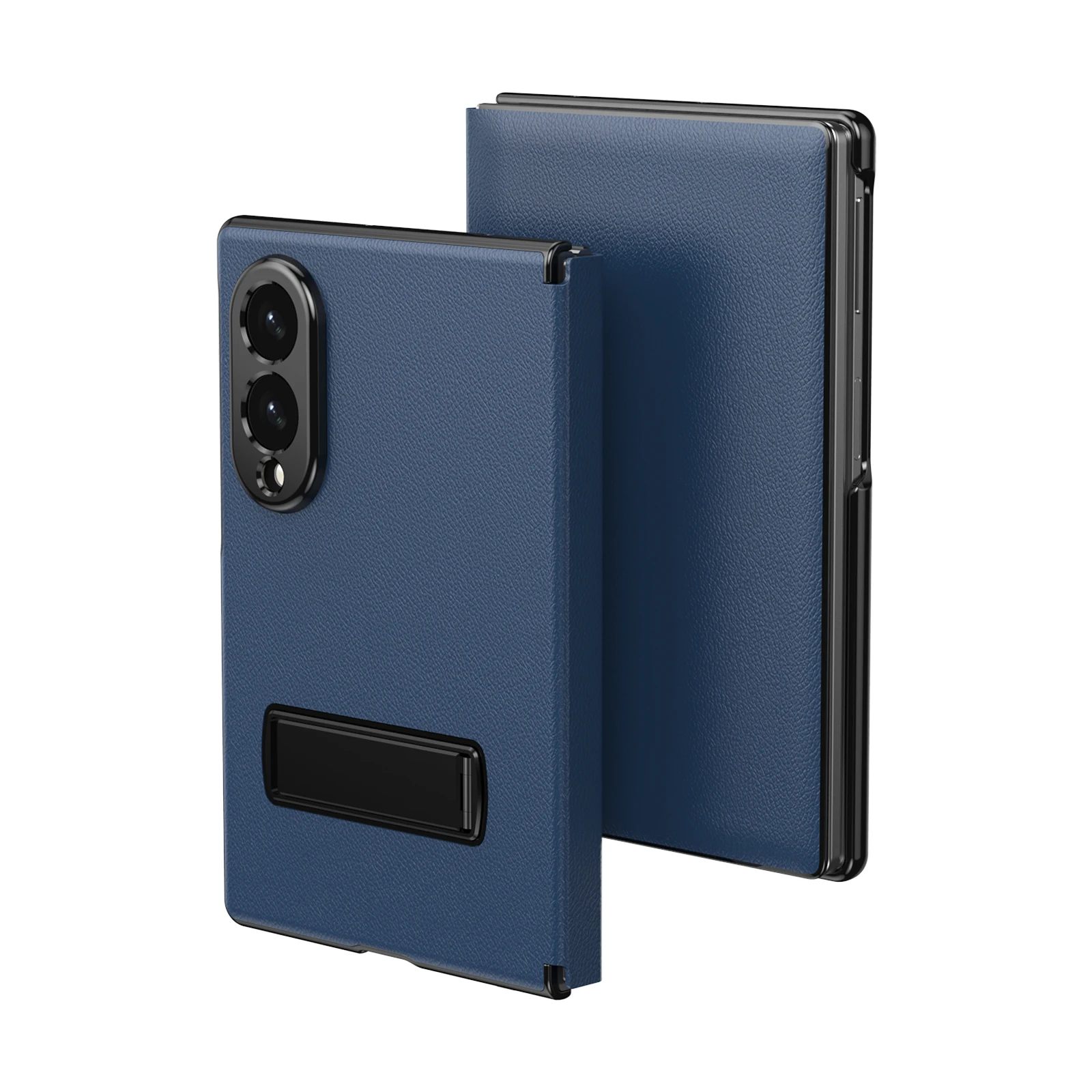 Magnetic PU Leather Shockproof Flip Cover with Aluminum Stand - Full Protection Case