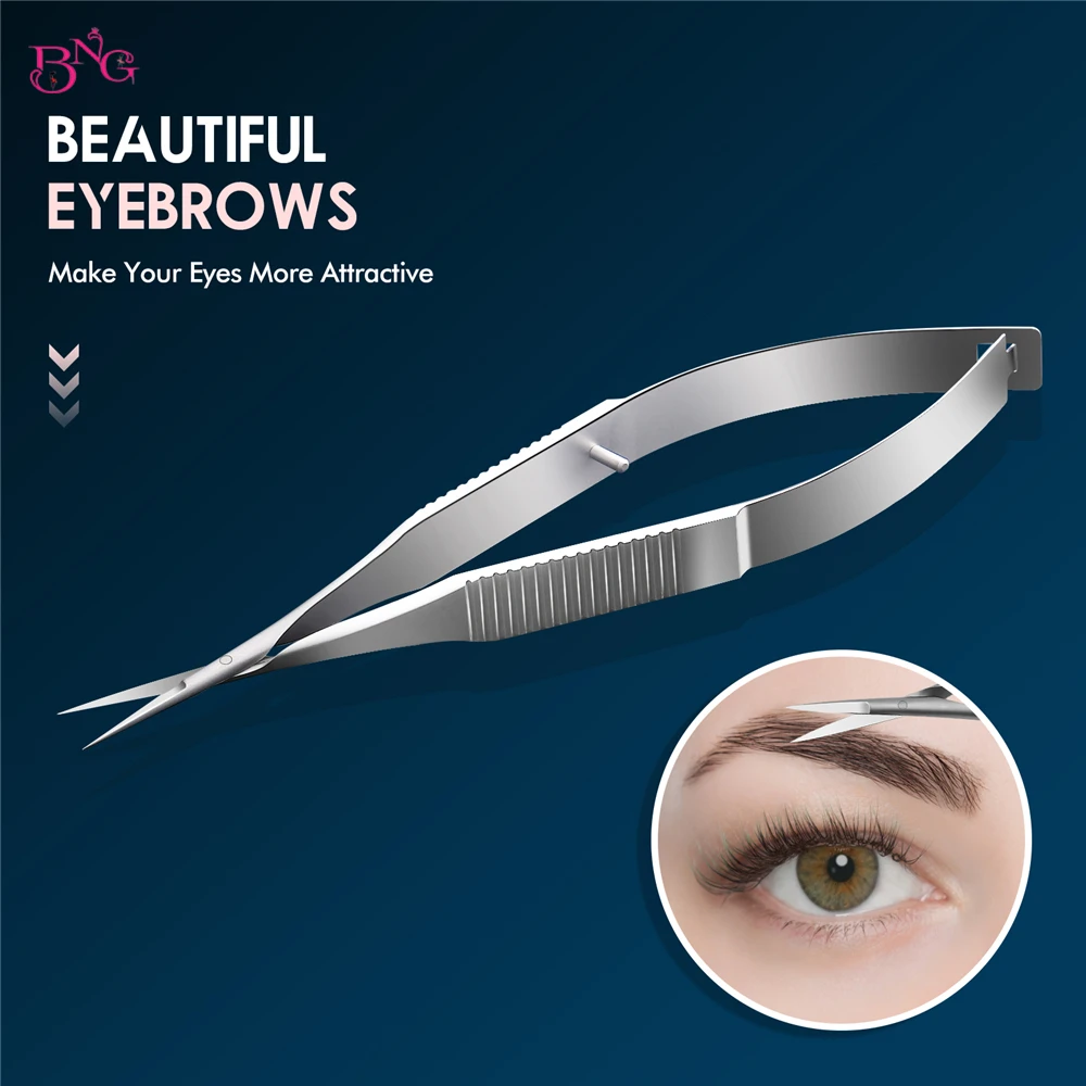 Description Picture 4 of itemBNG Stainless Steel Cuticle Nipper Pliers Dead Skin Remover Squeeze Straight Manicure Scissors Eyebrow Scissors Beauty Tools