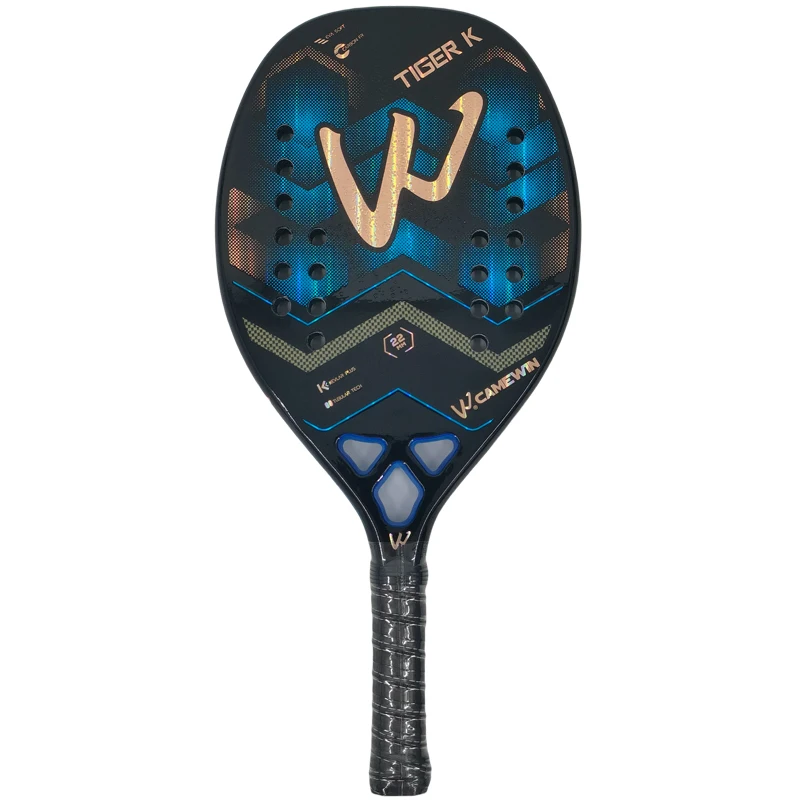CAMEWIN Kevlar fiber Beach tennis racket Professional fiber rough surface Deliver protective bag sweatband wrist care