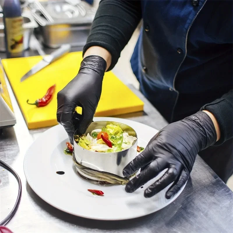 Gants Nitrile Jetables Jaunes et Bleus - Lot de 20 ou 50 - Tailles S à XXL
