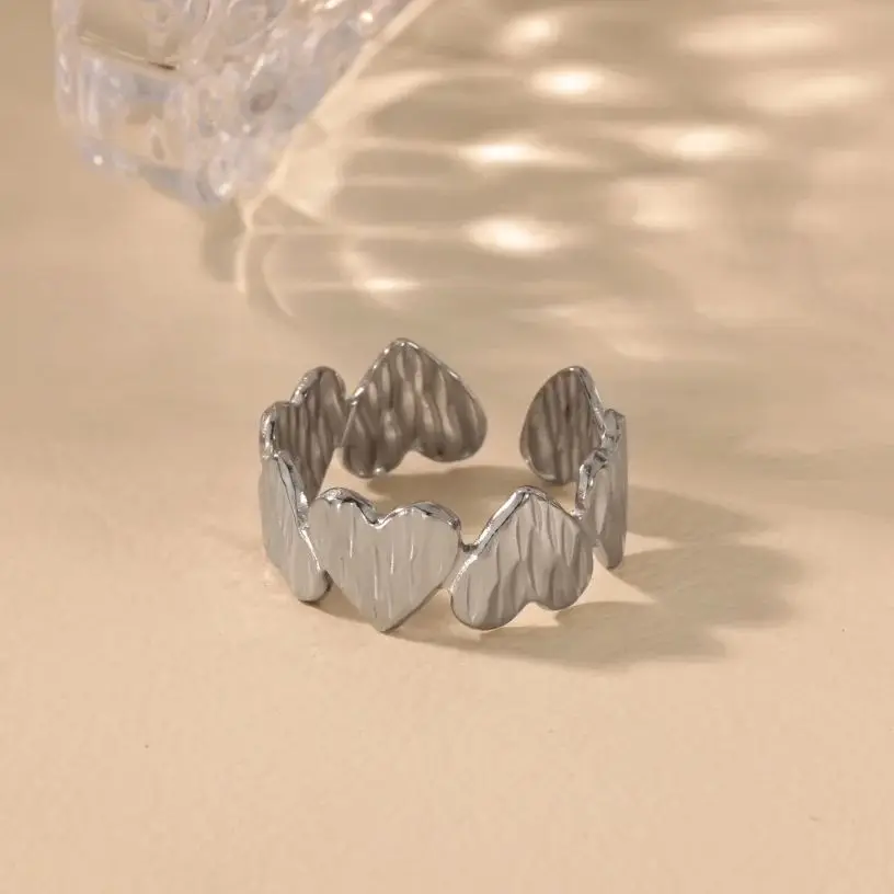 Vintage Geometric Heart Stainless Steel Jewelry Gift