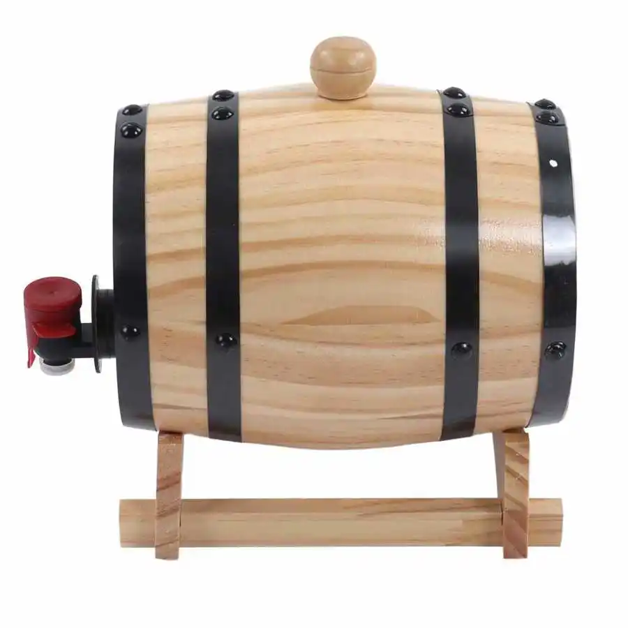 Wine Barrel 1/3/5L with Stand for Tequila Wine Whiskey