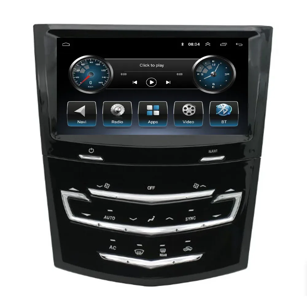 

For Cadillac ATS ATSL XTS SRX CTS Car Multimedia Stereo Tesla Screen Android 13 Player Carplay GPS Navigation Head Unit DVD