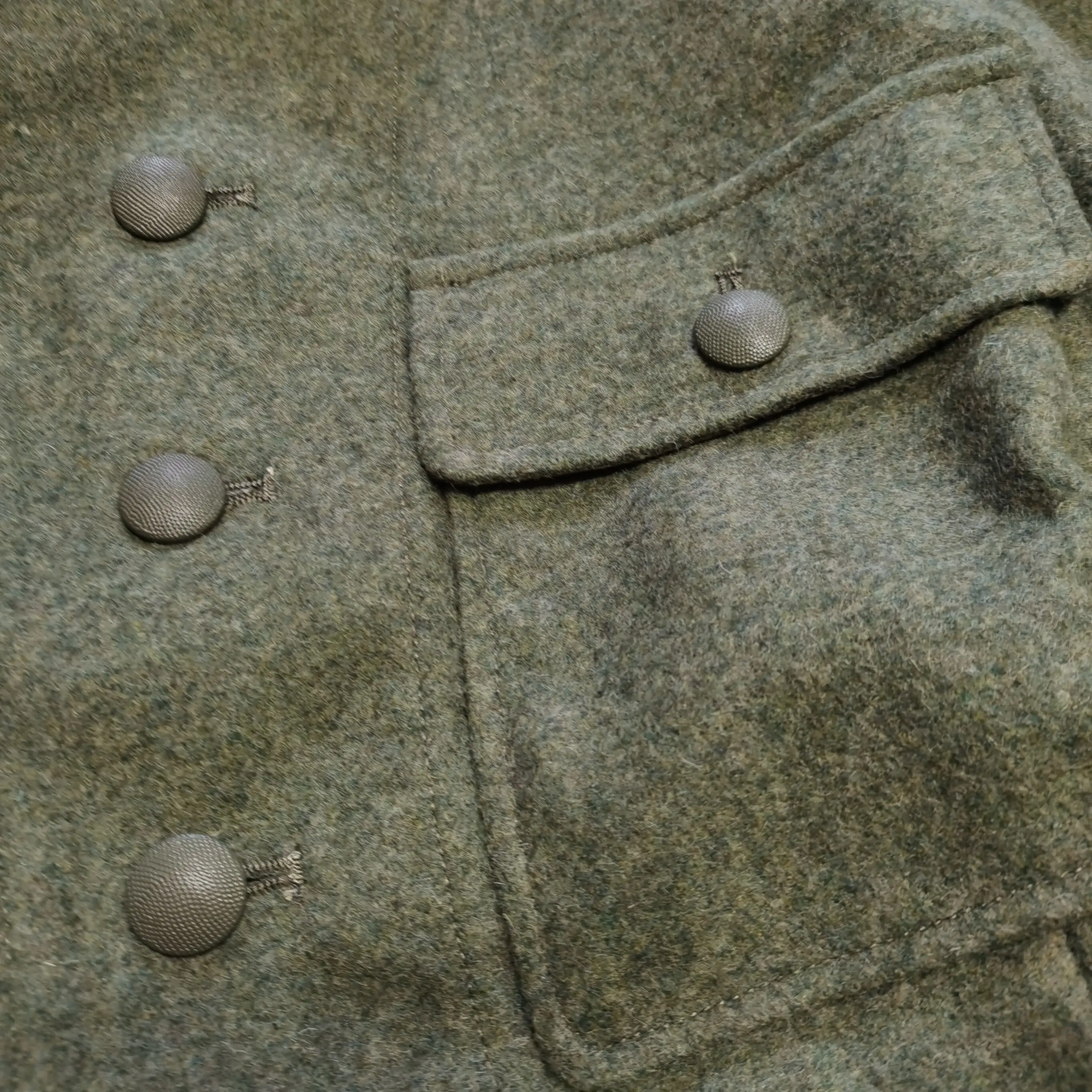 Reenactment GERMAN 1943 M43 WH EM FIELD RETRO GREY WOOL TUNIC & TROUSERS SET Military Uniform High Quality