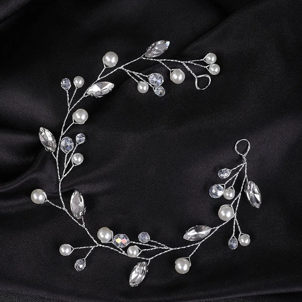 Rhinestone Wedding Headbands For Bride Crystal Headband Hair Accessories Wedding Crystal Hair Band Bridesmaid Head Jewelry Gift hair accessory bridal headwear