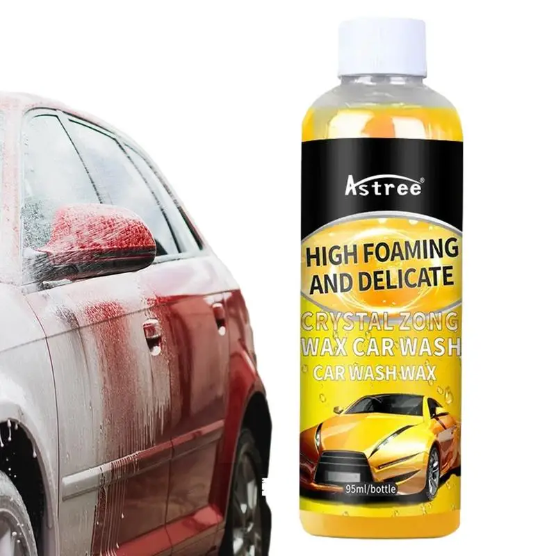 

Шампунь для мытья автомобиля, 3,2 унции, высококонцентрированное вспенивание для утомляющих пятен, многофункциональный аксессуар для обслуживания автомобиля