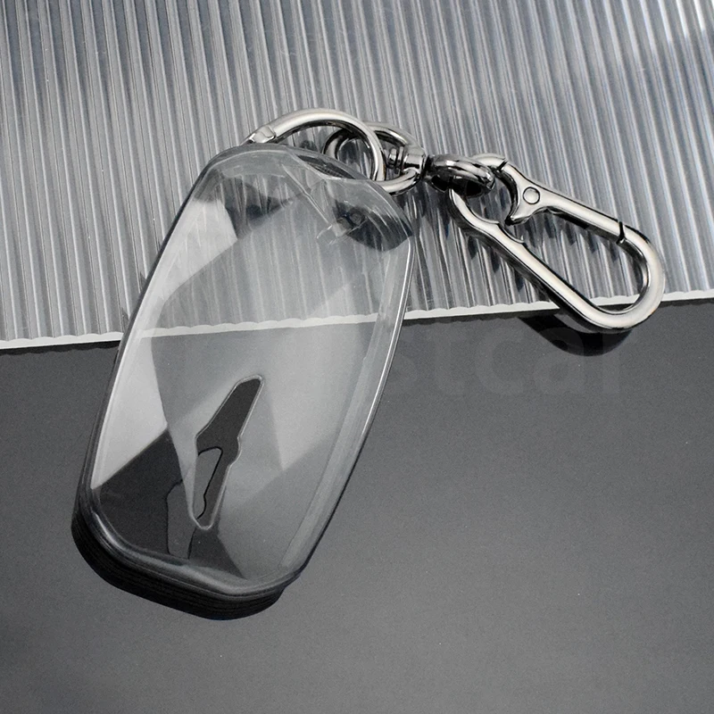 Car Transparent TPU Key Case Cover For Hyundai Genesis G90 G70 G80 EQ900 GV60