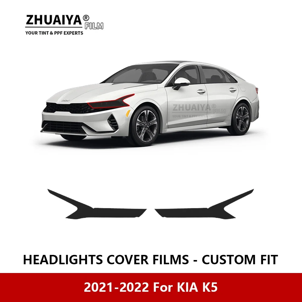 

Для автомобильных фар KIA K5 2021-2022, Противоударная Защитная пленка с защитой от царапин PPF, защитная пленка, пленка для ремонта, автомобильные наклейки, аксессуары