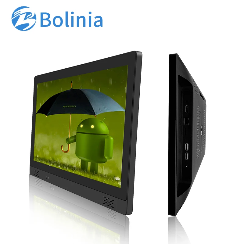 

17" 17.3" Smart AIO Tablet Pure Flat PCAP Touch panel RK3399 Business Desktop Android Computer