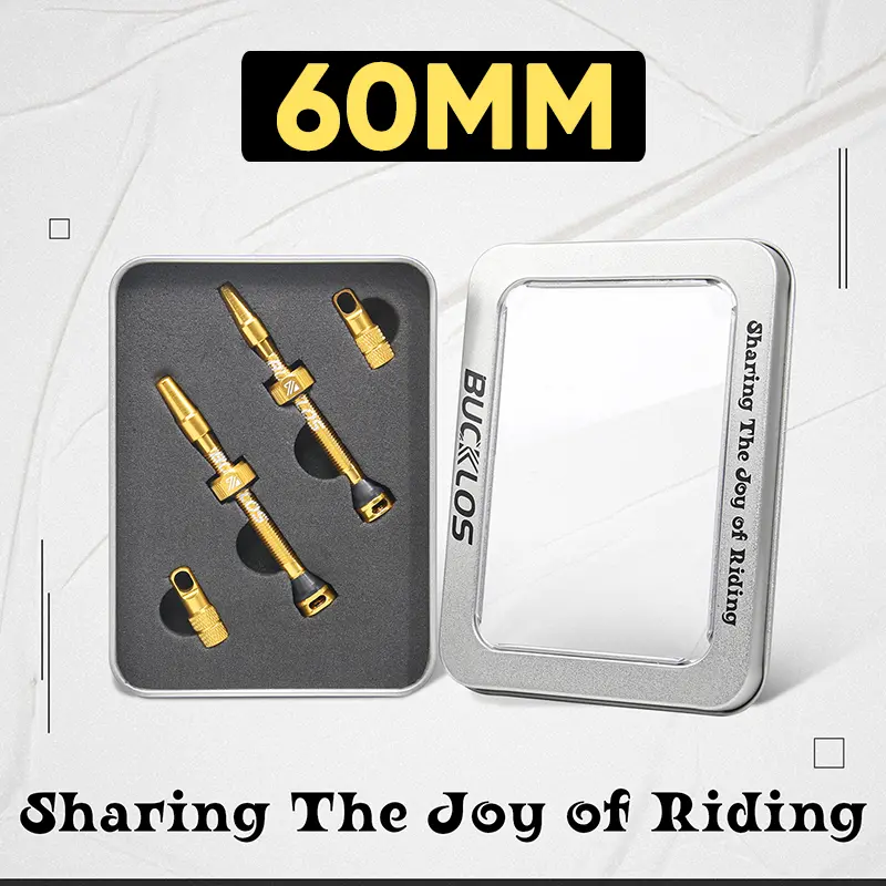 BUCKLOS 40/44/55/60/65/80/100mm Tubeless Valves Bike Aluminum Alloy Presta Nipples Removable Core Air Valve for Road MTB Bicycle - Image 20