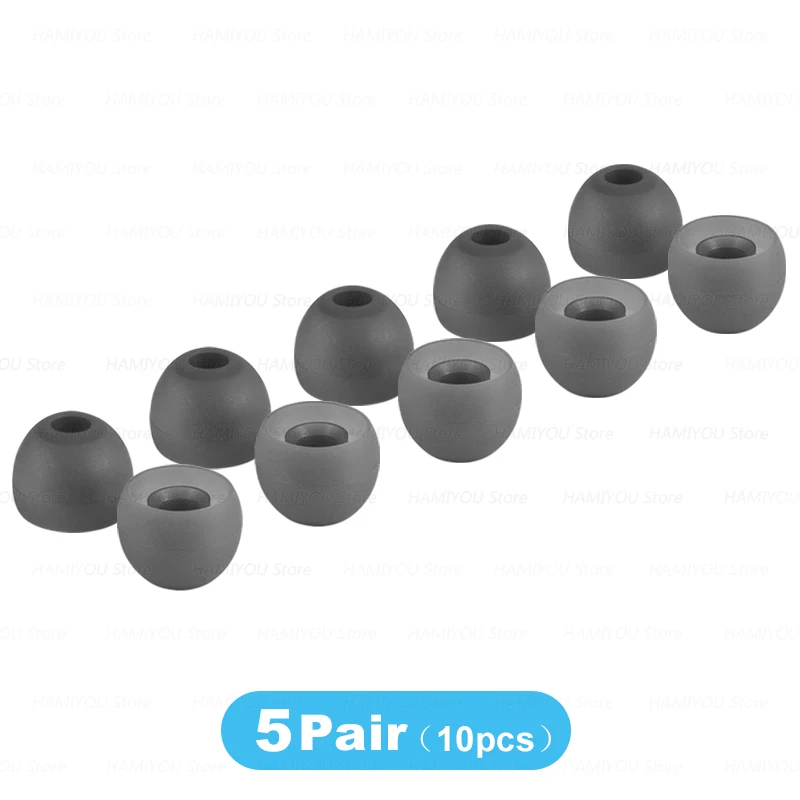 Two-Tone Silicone Earphone Tips – In-Ear Comfort Accessories