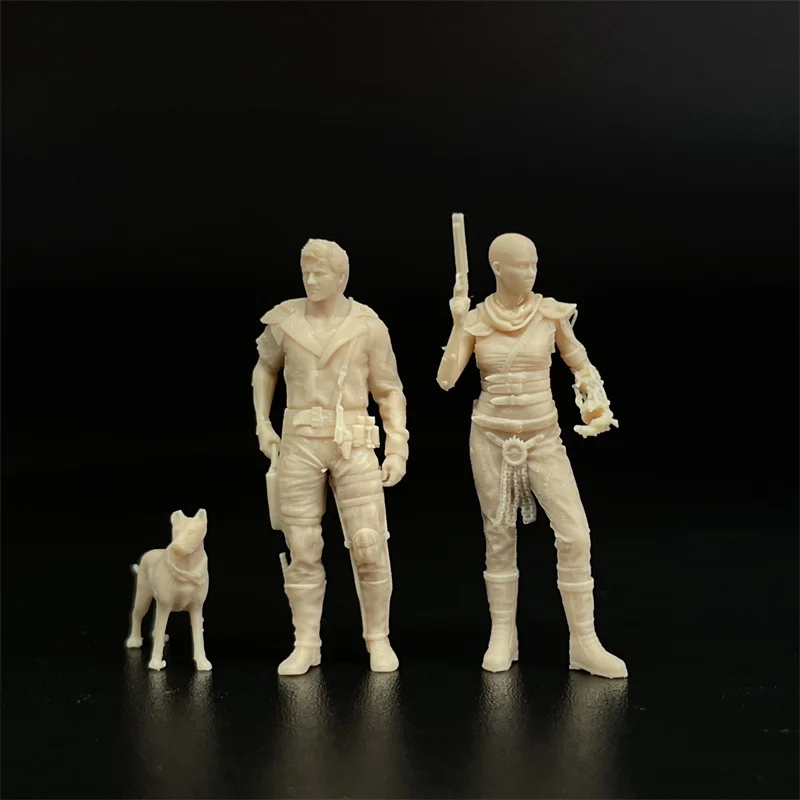 1/64 Scale Resin Model Max and Furiosa Figures Mad Max Fury Road