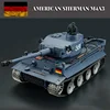 Henglong 3818-1 Tiger RC Tank Model World War II German Tiger I Heavy Tank Crawler Metal 1:16 Simulation Remote Control Car Toy 1