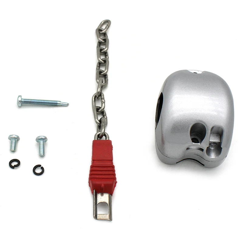Supermarket shopping cart coin lock