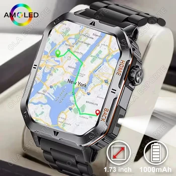 2026 Military Smart Watch Men Health Monitor 3ATM Waterproof Outdoor Sport Tracker BT Voice Call Digital Smartwatch For Men Gift 1