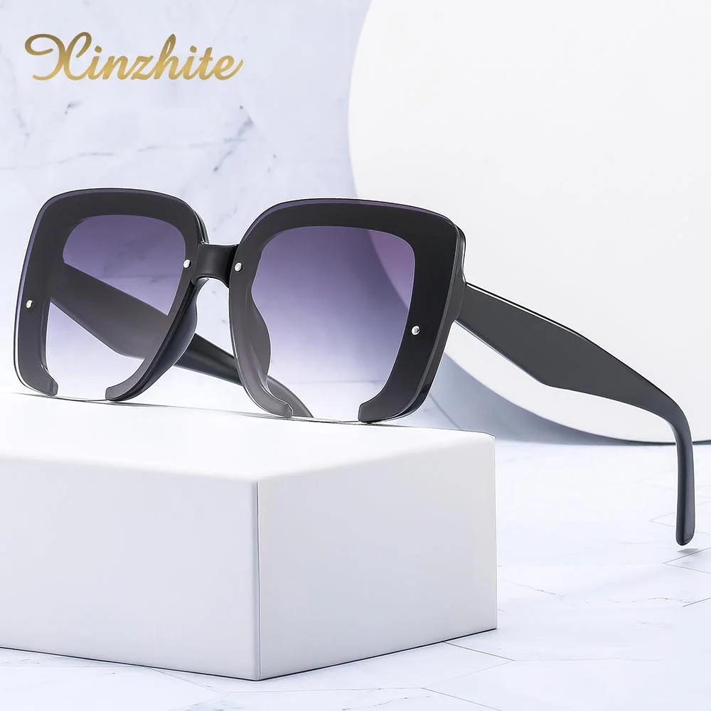 New men's and women's same style box fashionable set with glitter pink frame sunglasses, personalized notch glasses_voghion.com