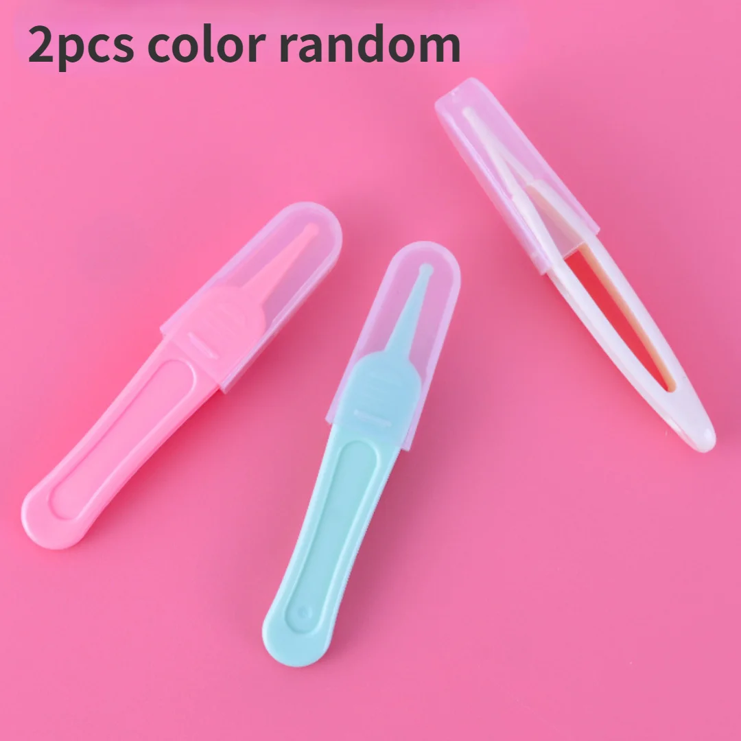 4pcs Nasal Tweezer-Booger Remover For Personal Care-Booger Cleaning Clip Color Random