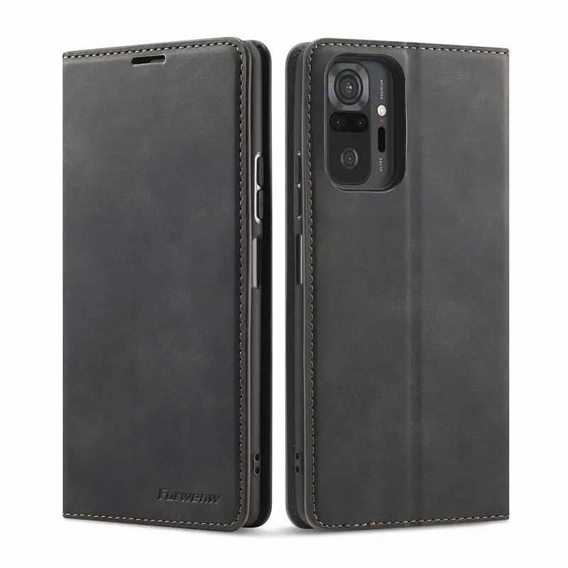 Phone Cases For Xiaomi Redmi Note 10 T 10T Por Max S 10S 5G 4G Case Flip Wallet Stong Magnetic Leather Luxury Cover Coque Funda |