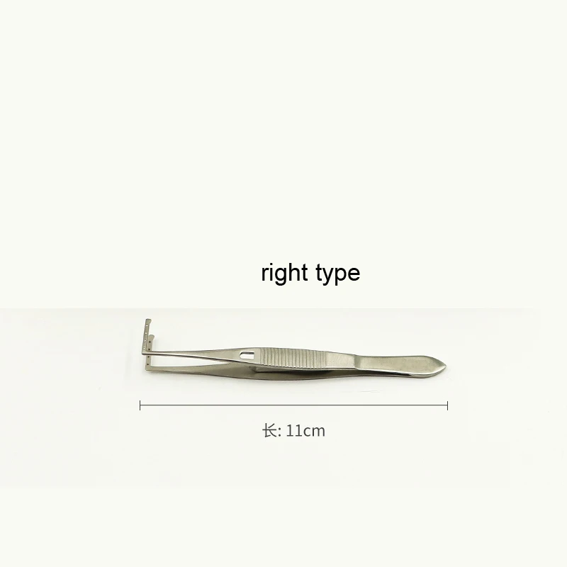 Stainless Steel Strabismus Forceps Microcosmetic Left and Right Locking Surgical Instruments