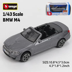 Luxury Alloy Car Die - Cast Model Toy Series Ornament Collection (1 - 43 BMW M4)