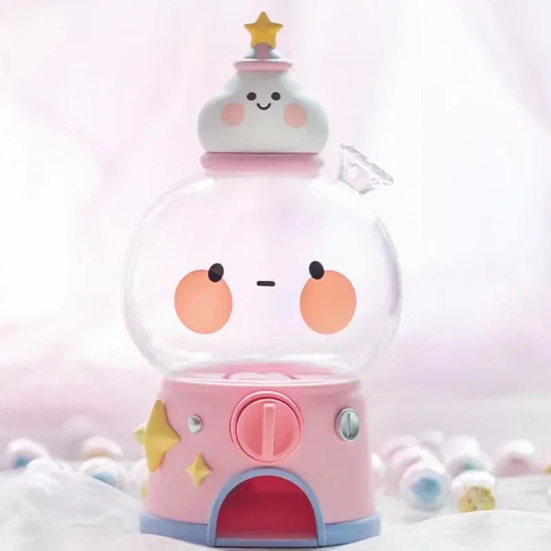BOBO COCO 가샤폰 머신 보보 & 코코 A 작은 풍선 장난감 피규어, 카와이 인형 추측 가방, 소녀 선물 장식