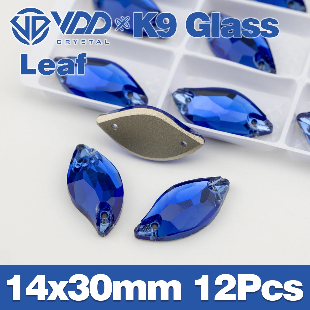 VDD S118 Saphir-Fase, hochwertiges K9-Glas, zum Aufnähen, Strasssteine, Kristallnähen, flache Rückseite, Steine für Kleidung, Hochzeitskleid – Detail 17