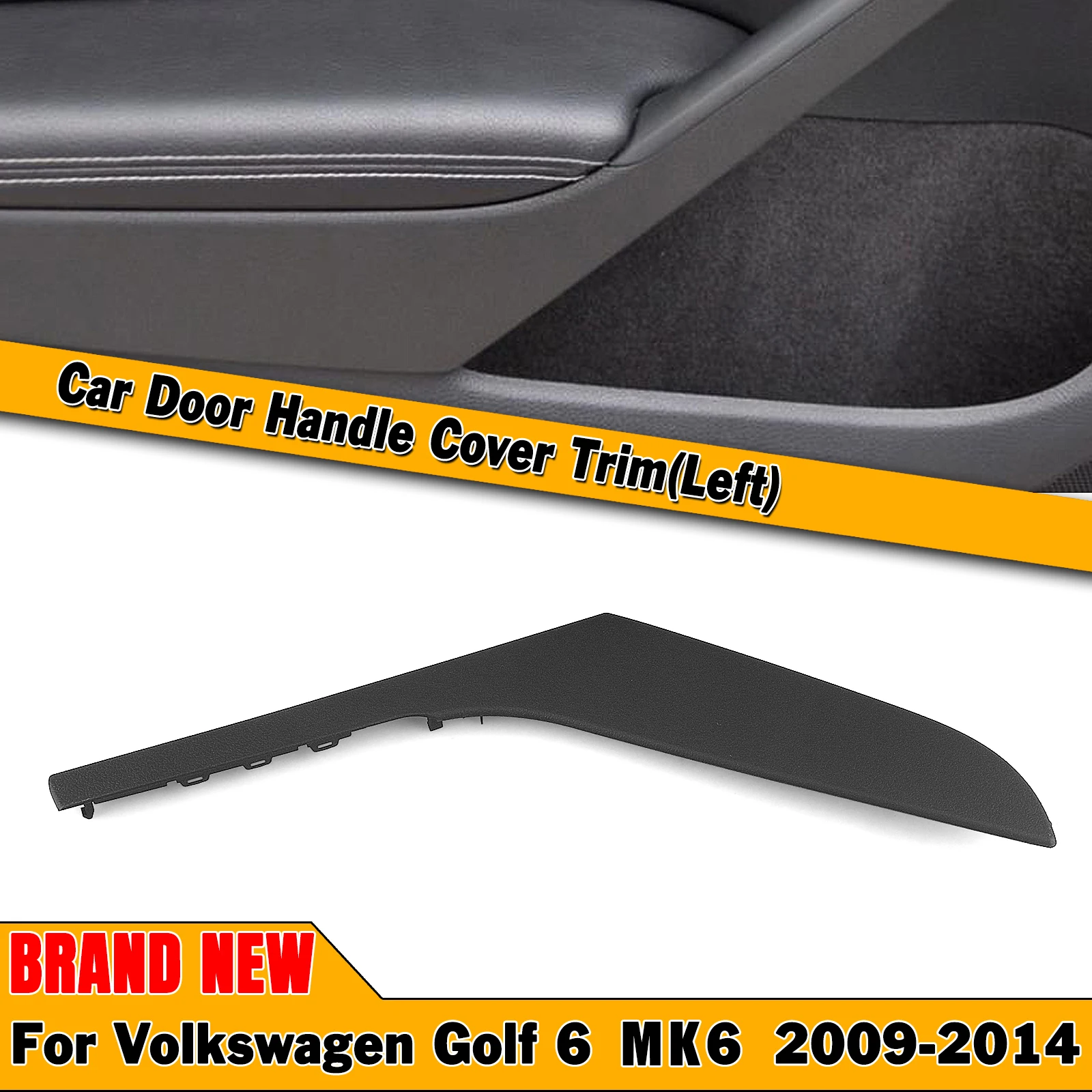 

1 шт. матовая черная Автомобильная фотосессия для Volkswagen VW Golf 6 MK6 2009-2014
