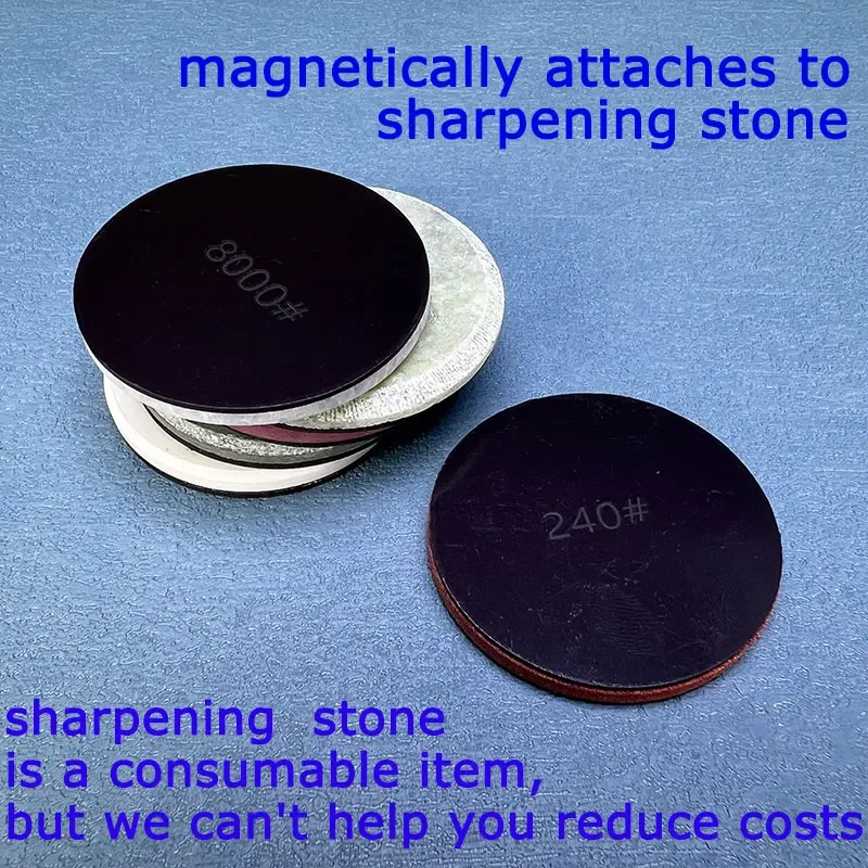 12/15/18/20/22 ° 롤러 나이프 숫돌 숫돌 다이아몬드 주방 전문 나이프 선명 도구 자기 흡입 미끄럼 방지 세트
