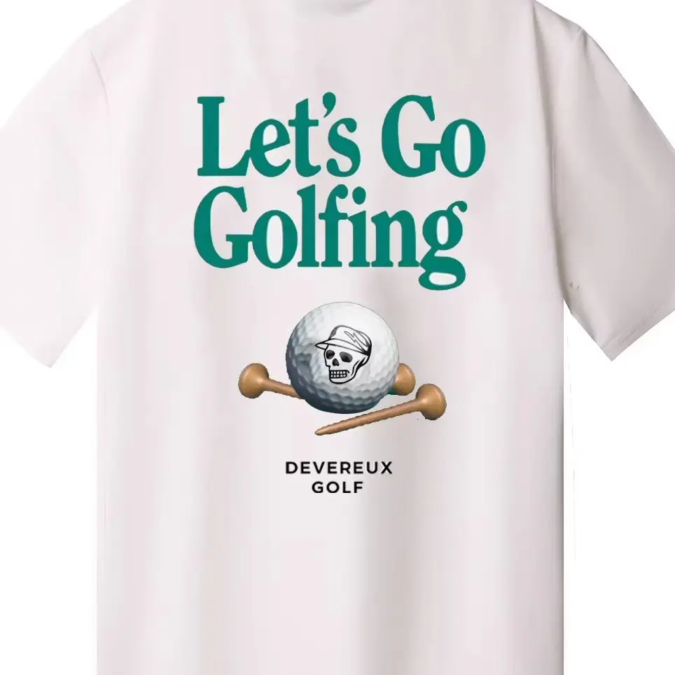 Sommer-Golfsportbekleidung - lockere, kurzärmelige, atmungsaktive Freizeit-Golfshirts für Damen und Herren für sportliche Aktivitäten