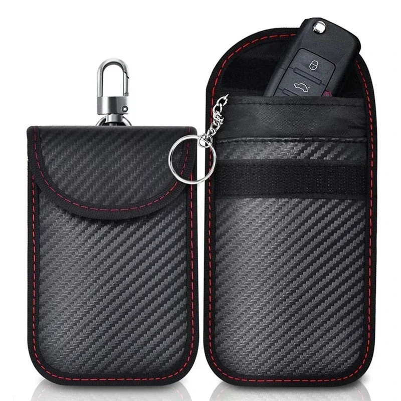 RFID Signal Blocking Faraday Bag for Car Keys and Credit Cards