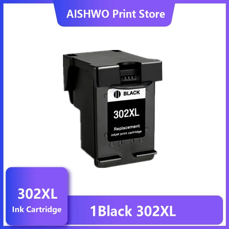 

302XL Black Remanufactured Cartridge Replacement for HP 302 HP302 XL Ink Cartridge for Deskjet 1110 1111 1112 2130 2131 printer