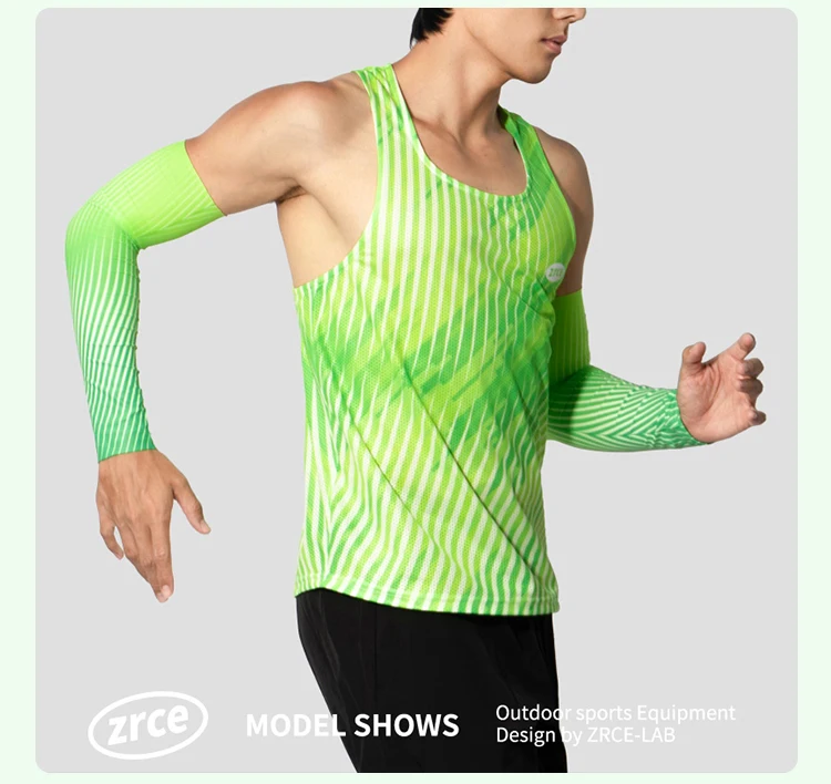 Herren-Tanktop, langstrecken, Laufen, Fitnessstudio, Fitness, ärmelloses Shirt, schnell trocknende Netzweste, geeignet für Bodybuilding-Marathon – Detail 6