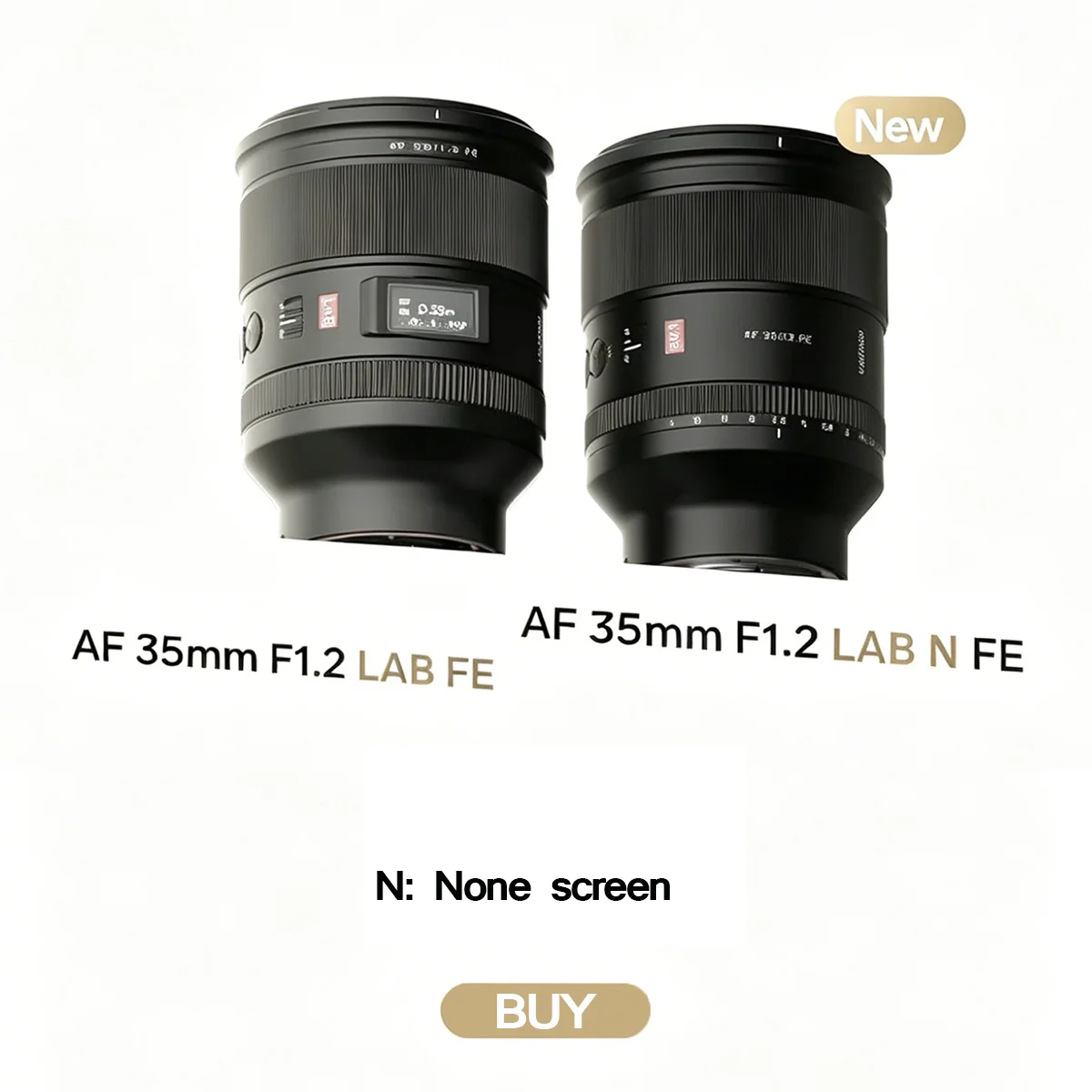 Viltrox AF 35mm F1.2 LAB N FE 렌즈 풀프레임 자동 초점 카메라 렌즈 ( E 마운트 카메라용) (스크린 없음/스크린 포함)