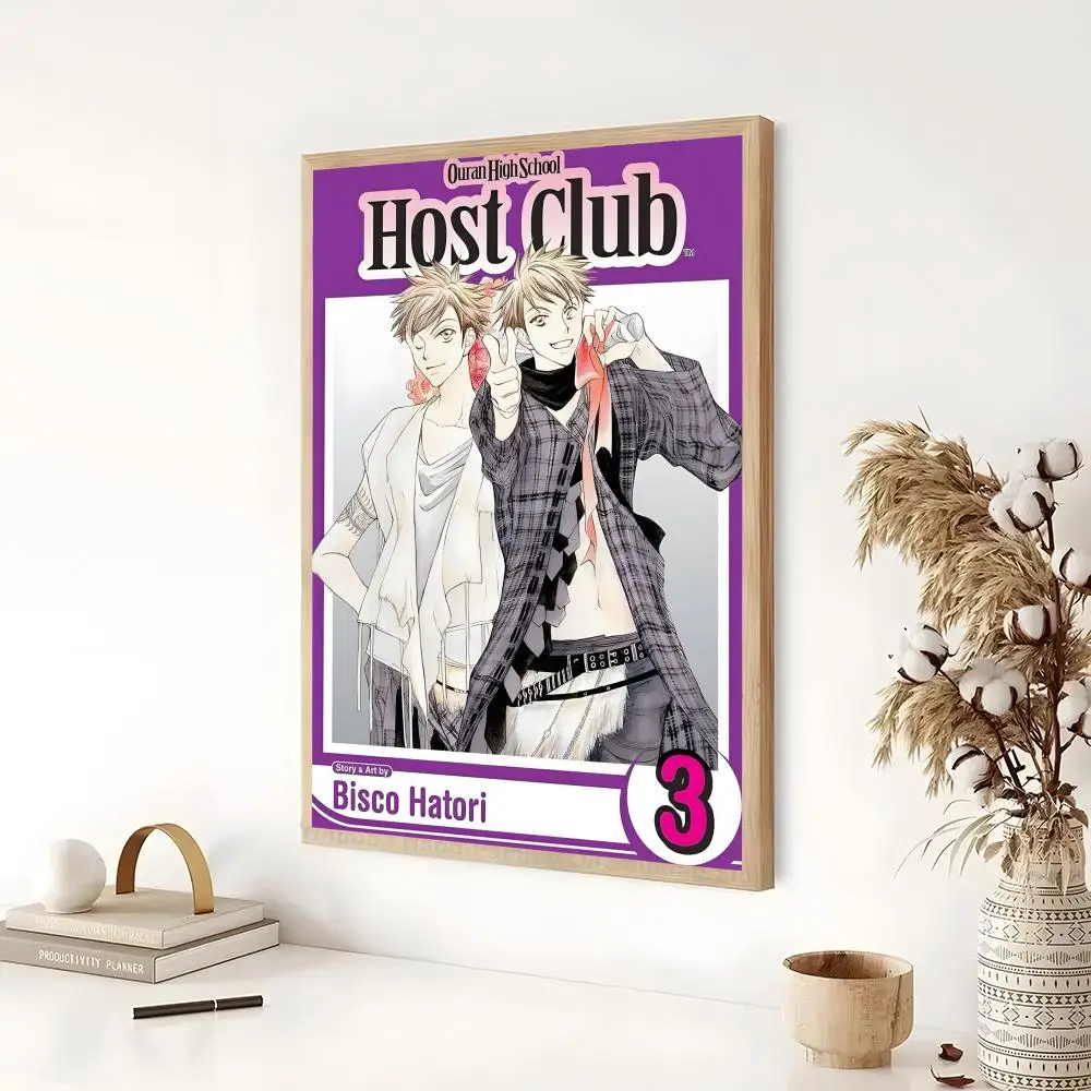 Anime Ouran High School Host Club Poster Schlafzimmer Wohnzimmer Studie & darüber hinaus selbstklebende Dekoration + perfektes Geschenk – Detail 19
