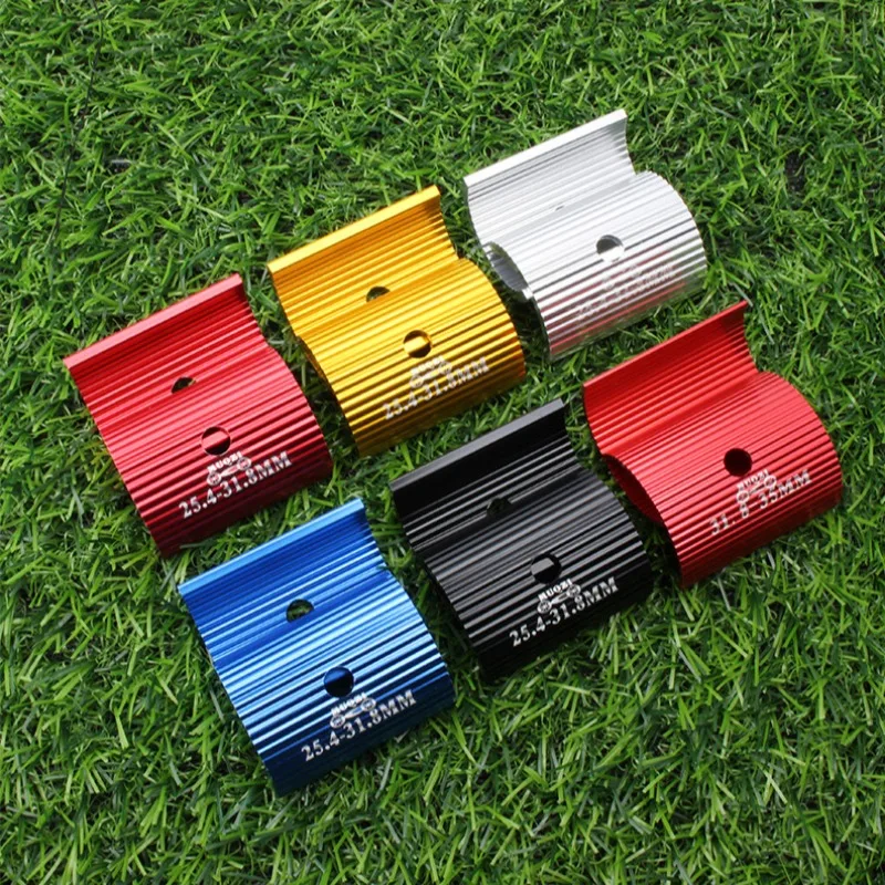 Aluminum Alloy Bicycle Handlebar Stem 25.4mm to 31.8mm/31.8mm to 35mm DIY Spacer Conversion Shim Bike Bar Bore Adjuster Adapter