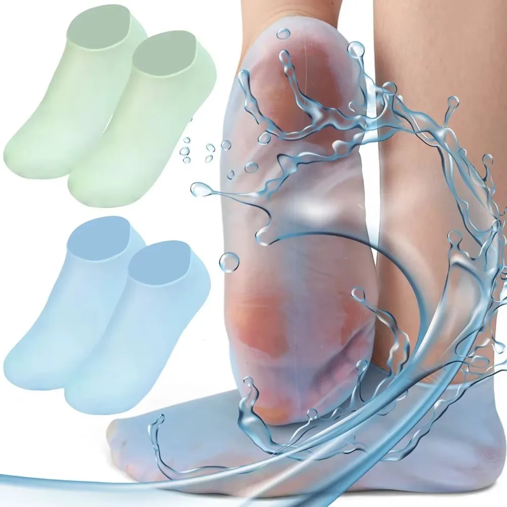 Spa Massage Silicone Moisturizing Foot Socks Remove Dead Skin Pain Relief Protective Moisturizing Gel Socks