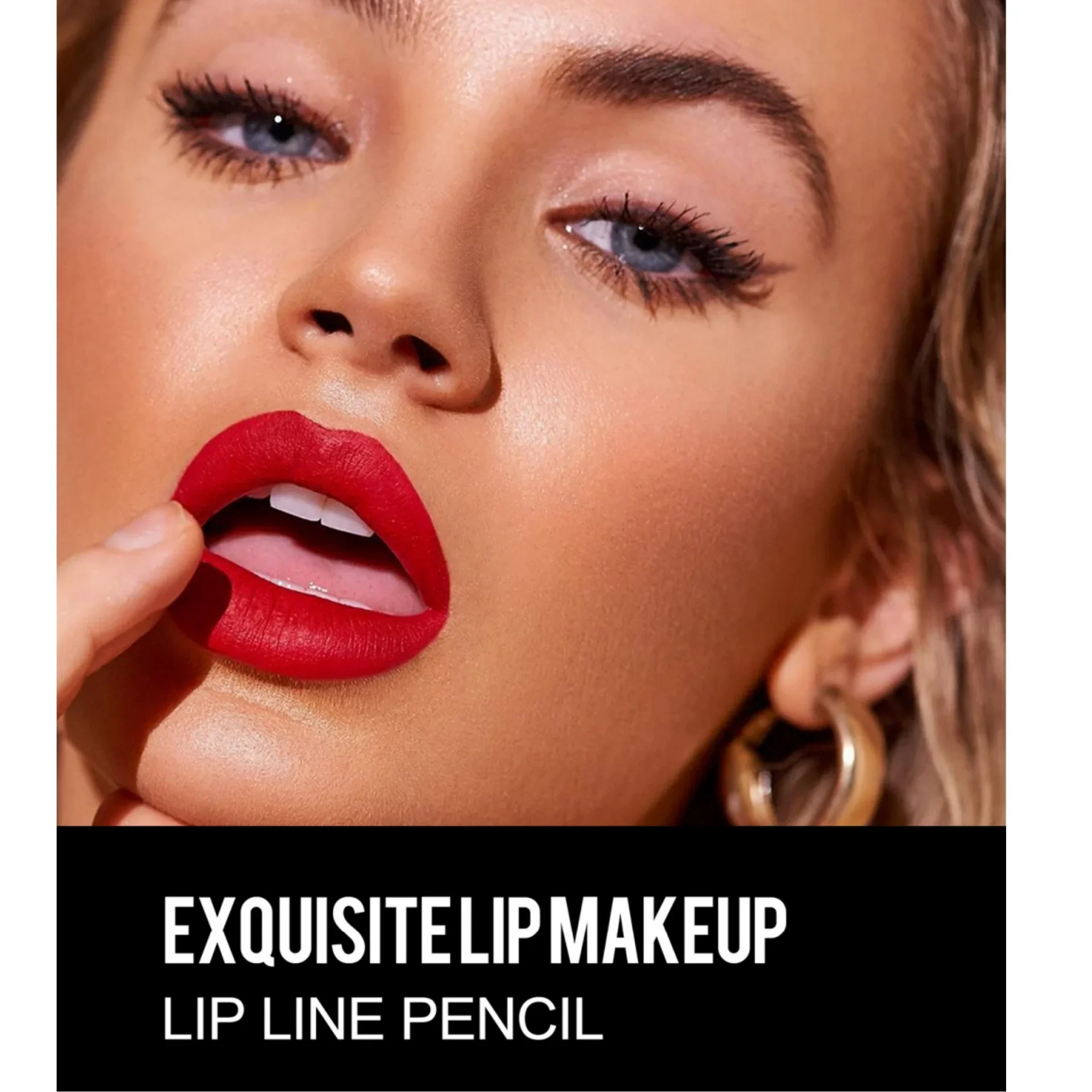 12pcs Lipliner Pen Set Waterproof Soft Natural Portable Lip Liner Exquisite Matte Lip Makeup-Waterproof Lipstick Pens
