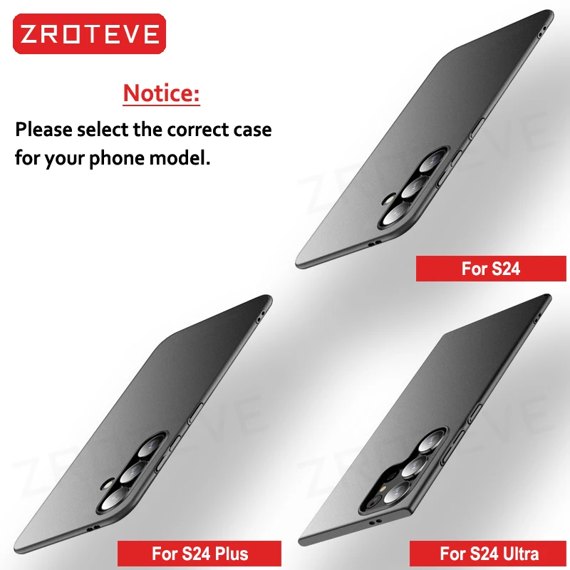 Slim Matte Hard PC Phone Case by ZROTEVE – Sleek and Durable Cover