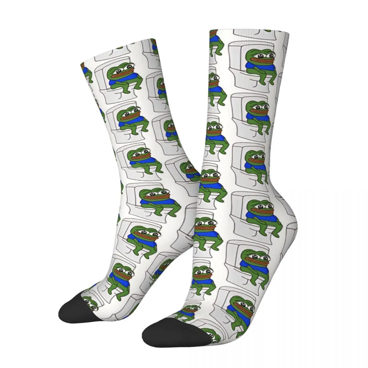 

Sad Frog PeePoPooPoo Men Women Socks Outdoor Novelty Spring Summer Autumn Winter Stockings Gift