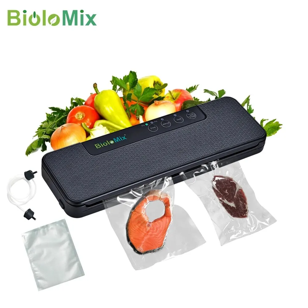 Automatic Vacuum Sealer Wet Or Dry Food Saver Packing Machine with 10pcs Free Bags for Sous Vide bag sealer food vacuum sealer