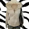 Y2k Women Aesthetic Harajuku Faux Fur Collar Hoodies Clothes Graphic Hip Hop Punk Gothic Zip Up Hoodies Streetwear Jackets EGirl 1