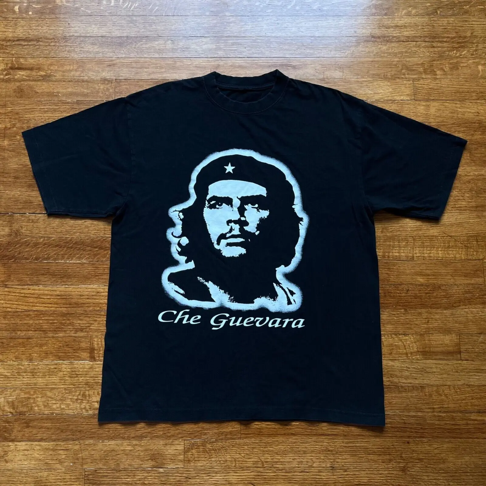 Vtg Rage Contro La Macchina Camicia Grande Nero Che Guevara Cuba Revolution Y2K