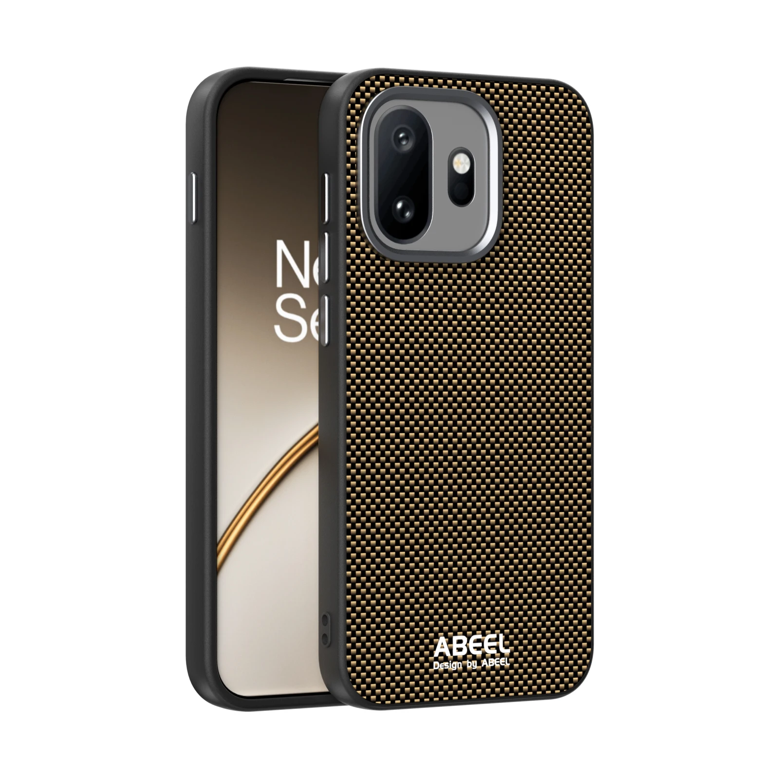 Carbon Fiber Magnetic Wireless Shockproof Protective Phone Case