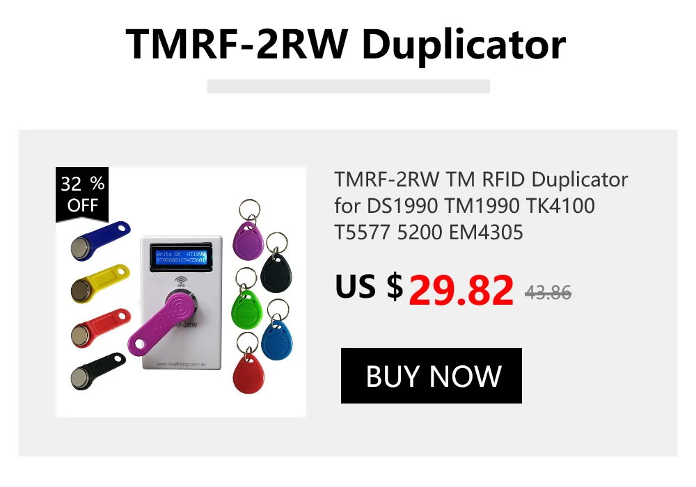 5Pcs/Lot T5577 Rewritable 125khz Rfid Tag, Blank Key Tag, RFID Keys, RFID Key Fobs Duplicate Overwrite Recordable NFC Tag Card
