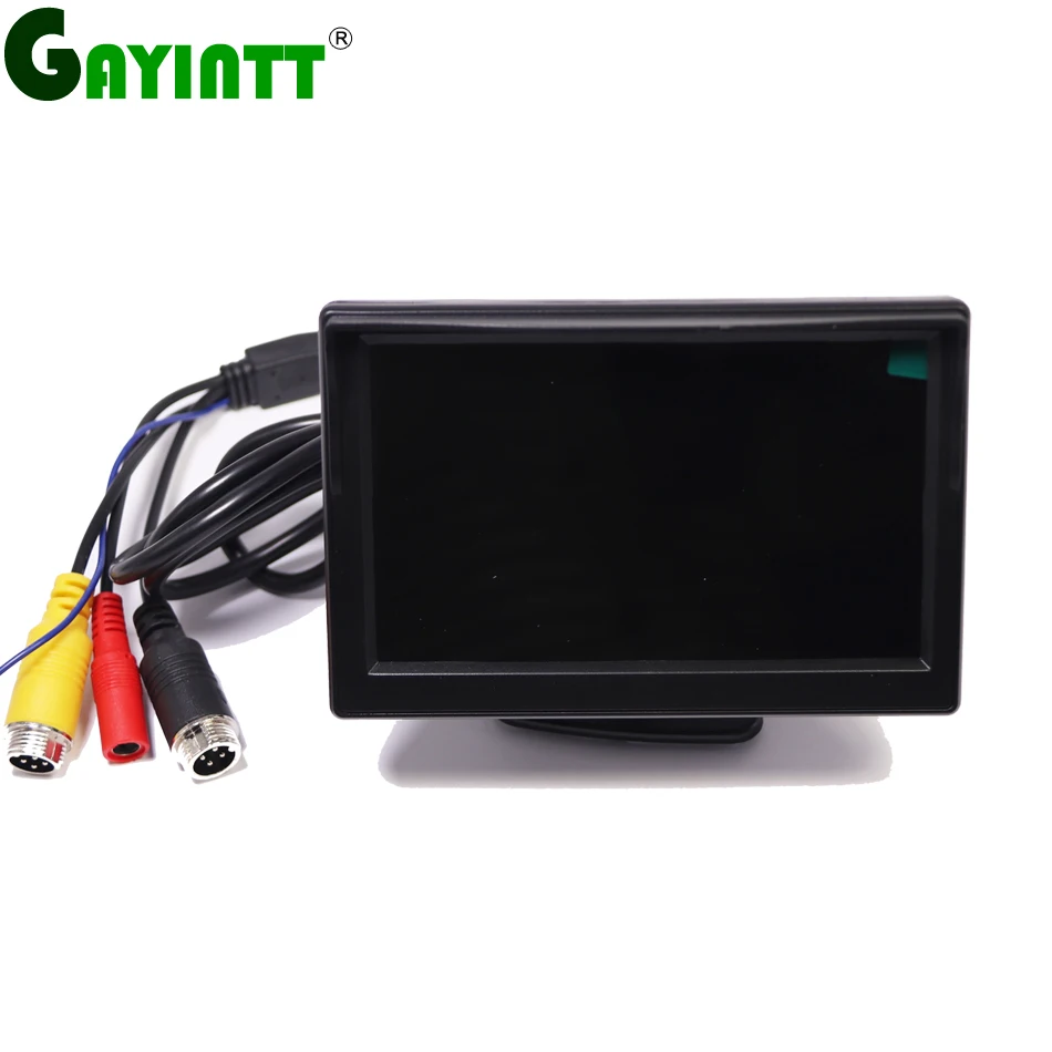 

GAYINTT AHD 5inch car monitor 4PIN and AV port for Car Rear View Backup Auto Car Camera HD