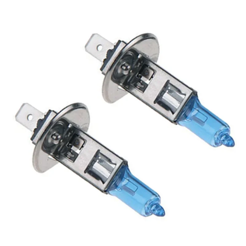 2Pcs Car Auto Lamps Xenon Lamp Super Bright Halogen Car Headlight Super LED Bulbs White 12V H1 H4 H7 Headlamps Kit 100W 6000K 3
