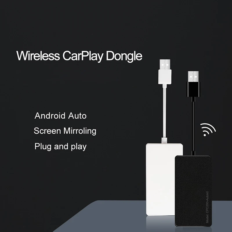Dongle Apple Carplay Cablato E Wireless Adattatore Automatico Android Google Map Music Per Autoradio Android, Plug And Play