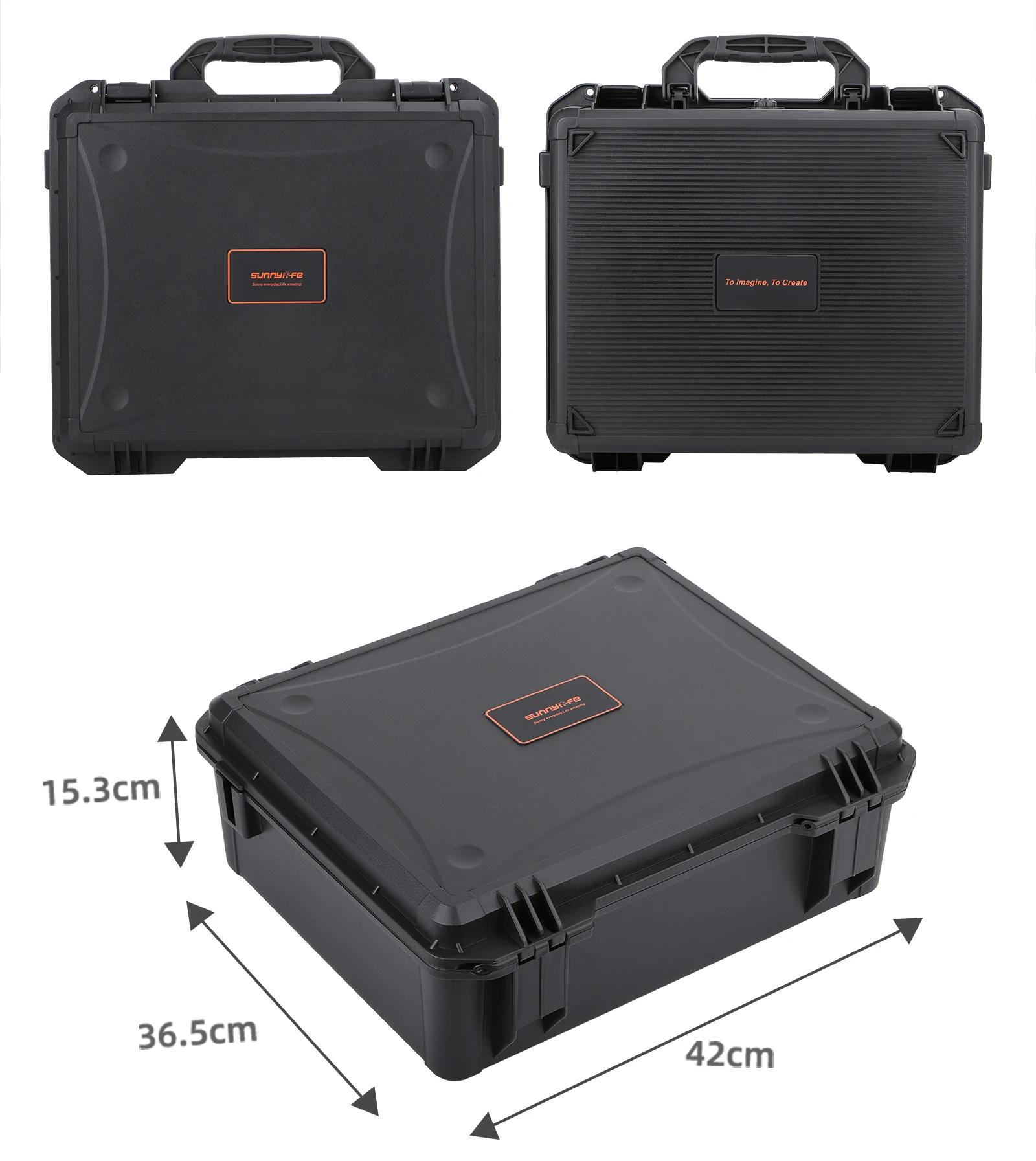 Poignée de transport et mousqueton de l'étui antichoc pour DJI Avata 2, prêt à être emporté.