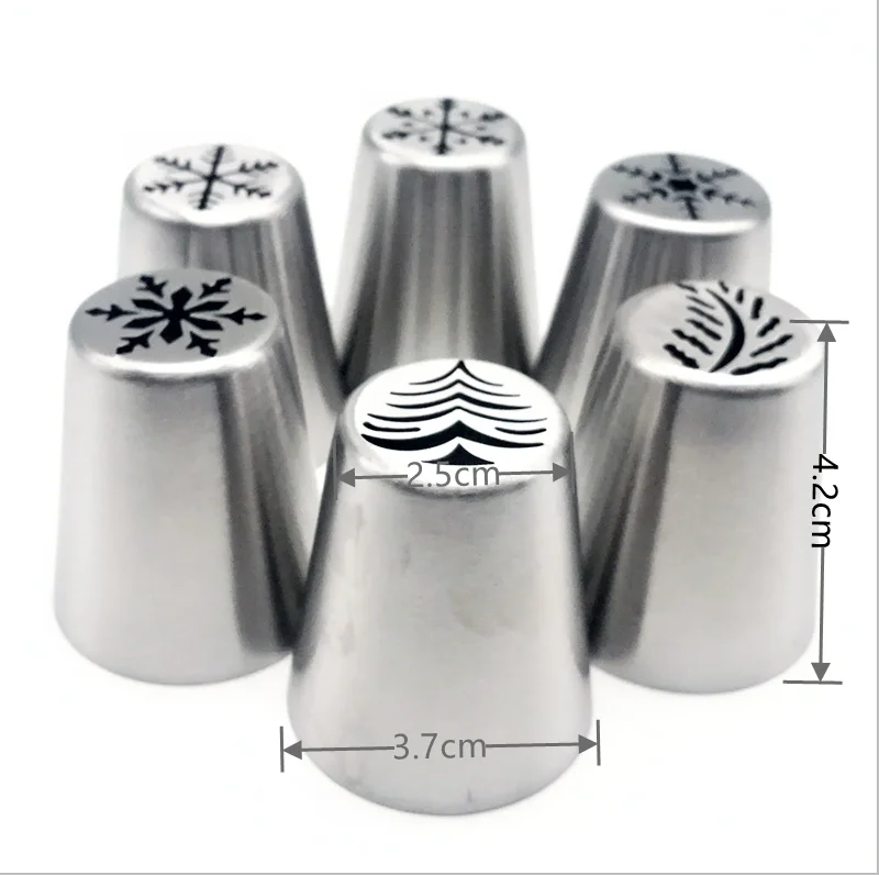 Leaf Decorating Tips Icing Piping Nozzles Nozzles Christmas