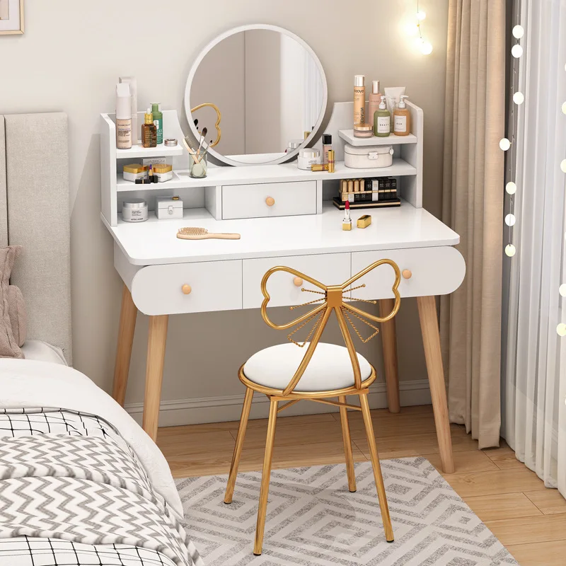 Dressing Bedroom Sets Minimalist Vanity Luxury Storage Makeup Table Mobile  Coffee Tocador Maquillaje Luxury Furniture WWH20XP - AliExpress